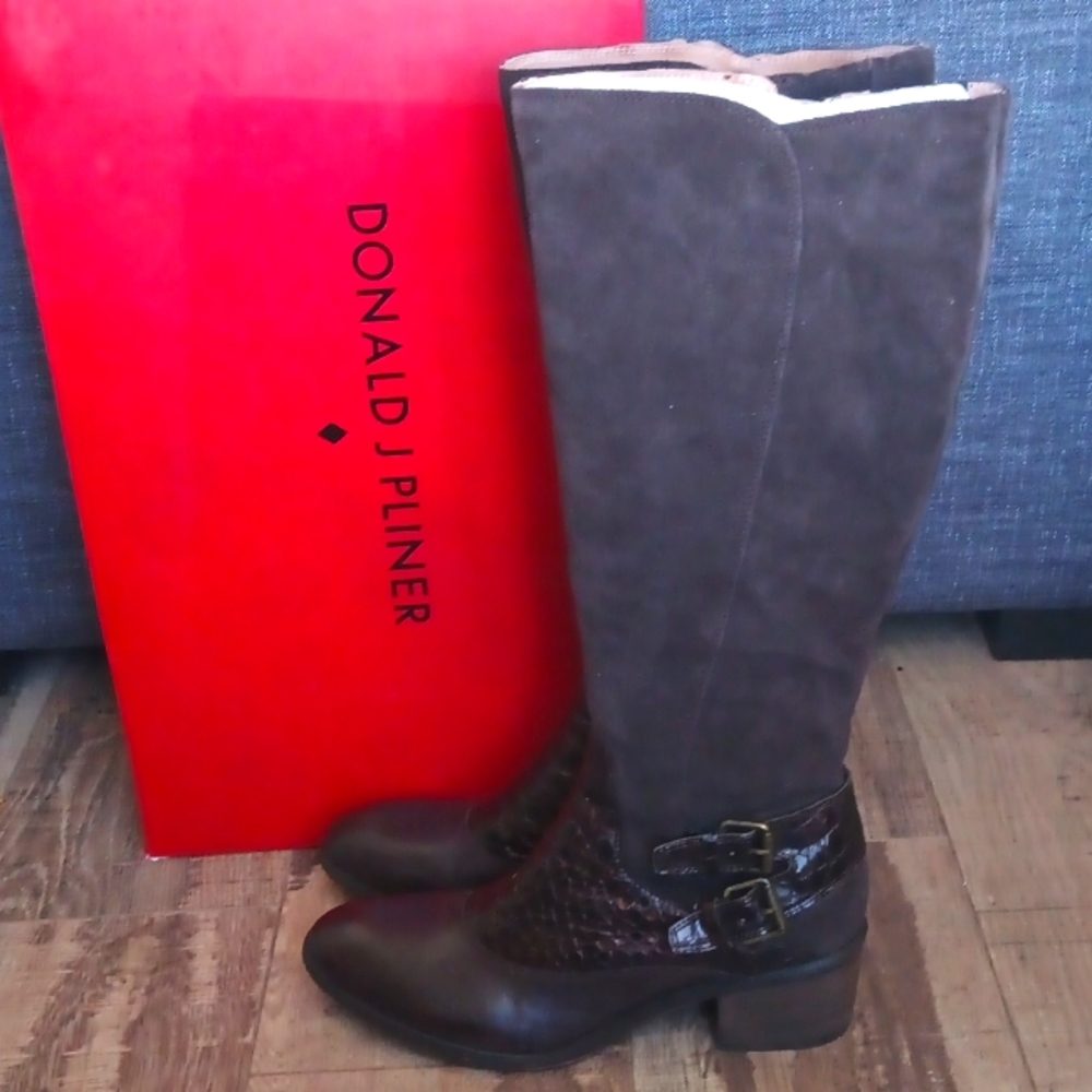 Donald J Pliner knee-high boots ,size 10